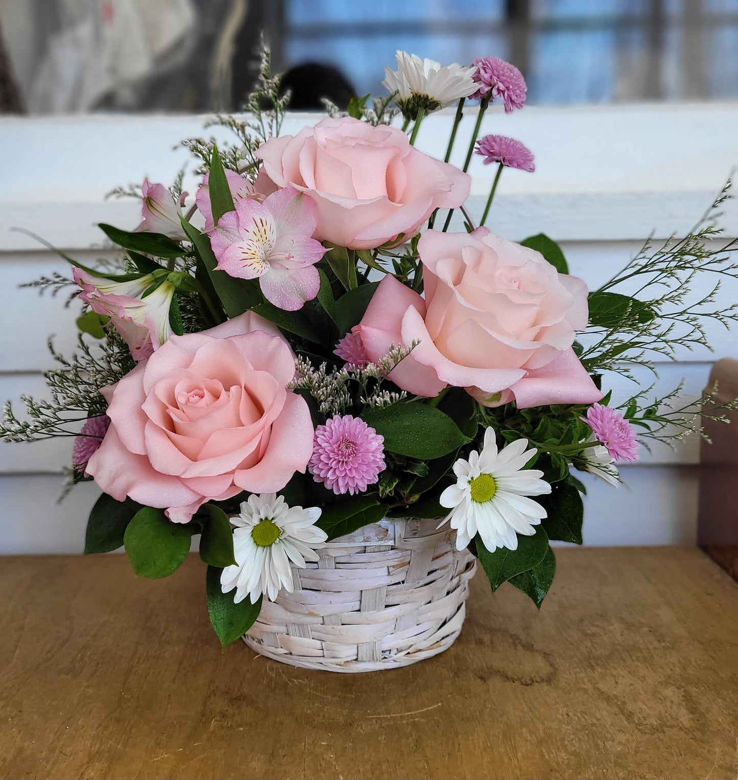 Mother's Love Rose Basket