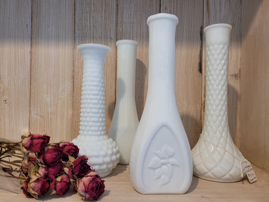 Milk Glass Bud Vase