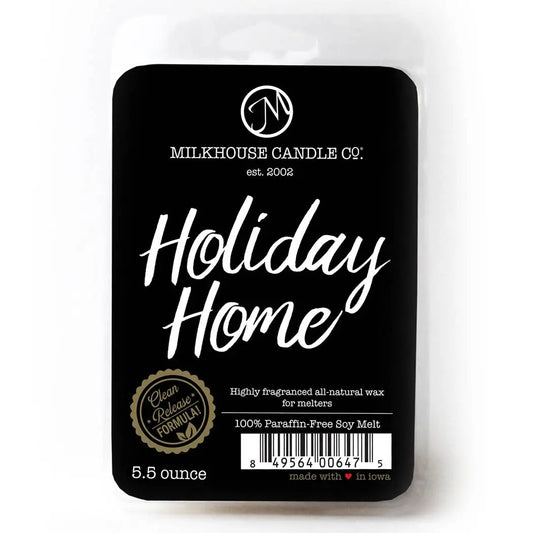 5.5 oz Wax Melts: Holiday Home - Milkhouse Candle Co.