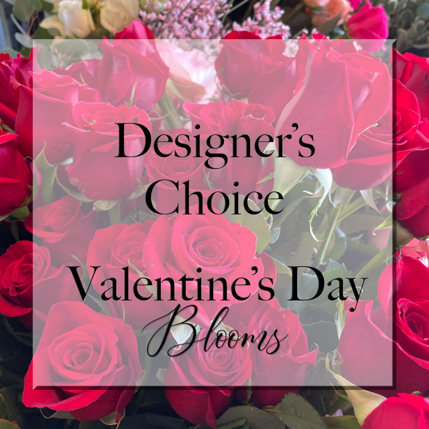 Sweet Little Teddybear & a Valentines bouquet