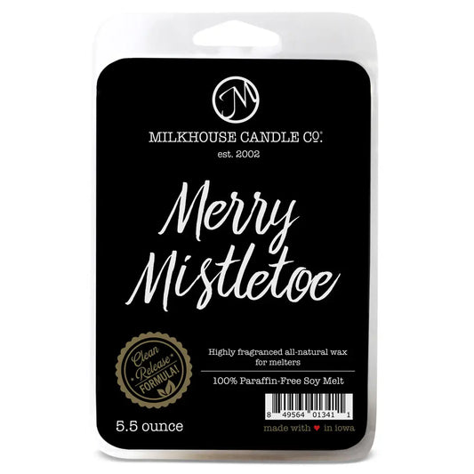 5.5 oz Wax Melts: Merry Mistletoe - Milkhouse Candle Co.