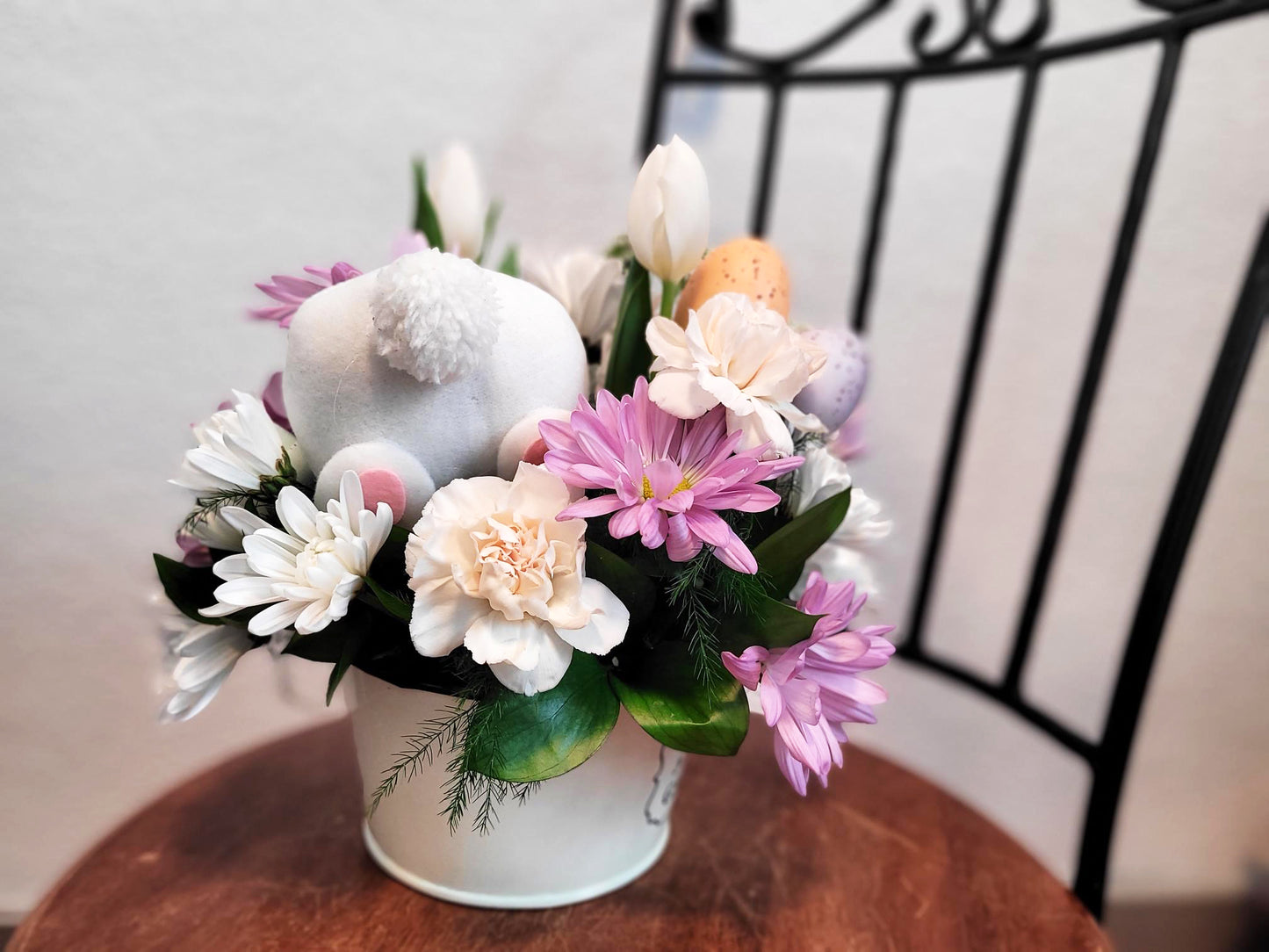 Easter Basket with Bunny