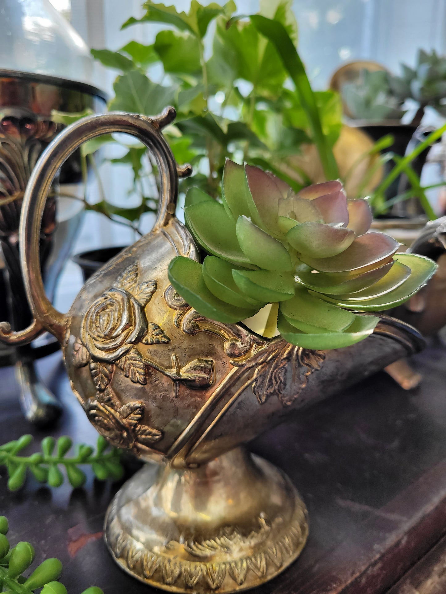 Silver Plated Sugar Scuttle