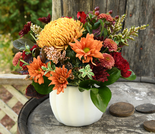 Flowering Pumpkin Arrangement