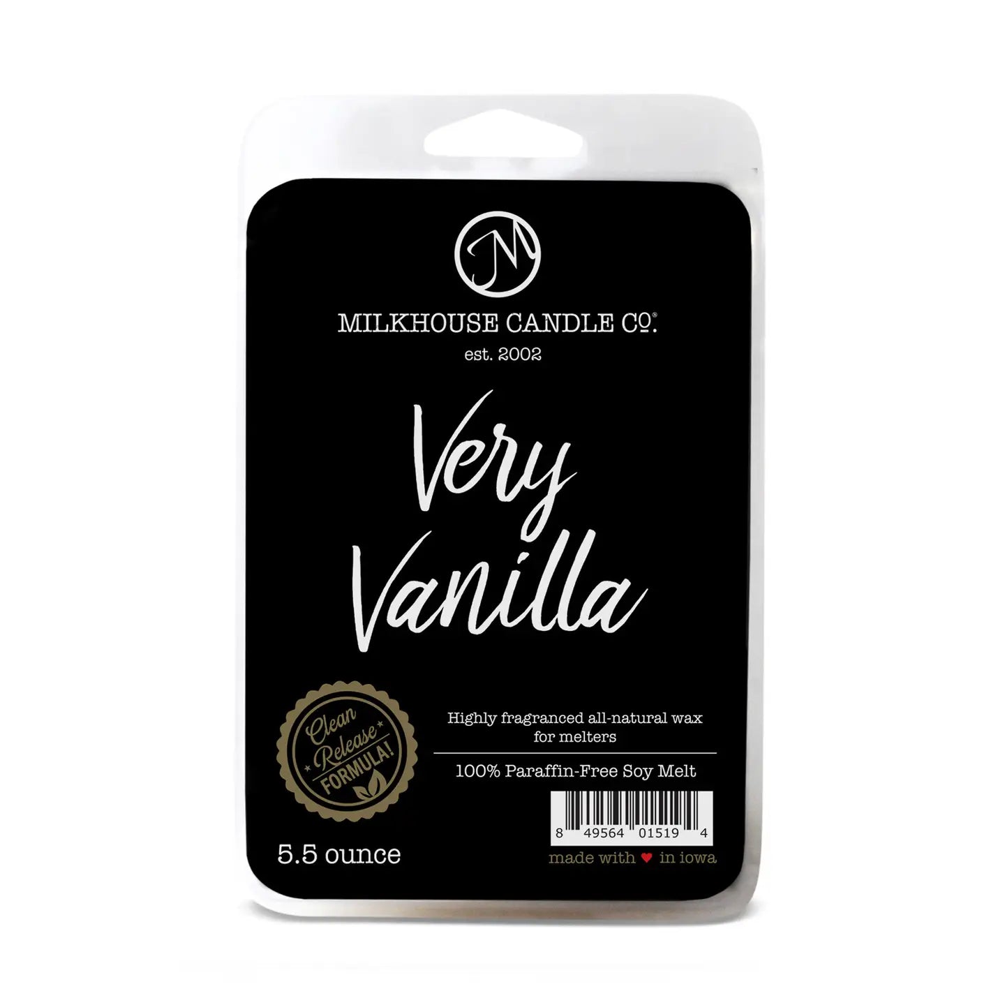5.5 oz Wax Melts: Very Vanilla - Milkhouse Candle Co.