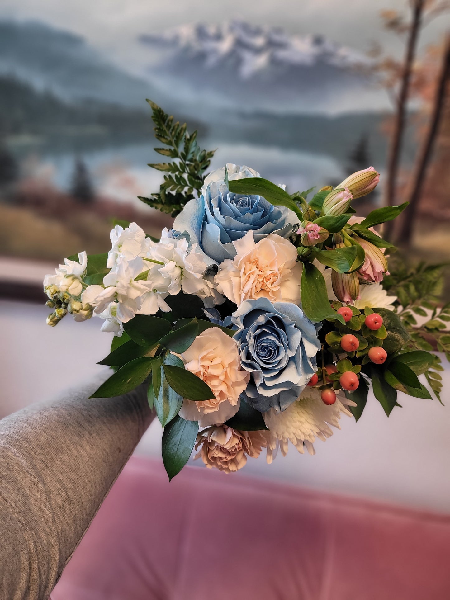 Frosty Winter Day Bouquet